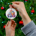 Colorful Ceramic Gift Christmas Ornament