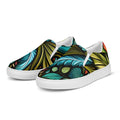 Hawaiian Print Women’s Slip-on Canvas Shoes