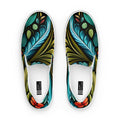 Hawaiian Print Women’s Slip-on Canvas Shoes