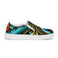 Hawaiian Print Women’s Slip-on Canvas Shoes