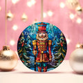 Ceramic Nutcracker Christmas Ornament