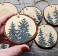 Hand-Painted Tree Christmas Ornament