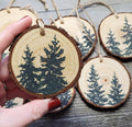 Hand-Painted Tree Christmas Ornament