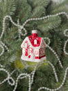 House Glass Christmas Ornament