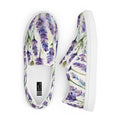 Lavender Blossom Women’s Slip-on Canvas Shoes