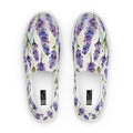 Lavender Blossom Women’s Slip-on Canvas Shoes