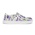 Lavender Blossom Women’s Slip-on Canvas Shoes