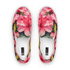 Watercolor Azalea Blossom Women’s Slip-on Canvas Shoes