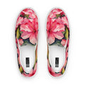 Watercolor Azalea Blossom Women’s Slip-on Canvas Shoes