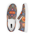 Painted Floral Art Women’s Slip-on Canvas Shoes