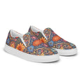 Painted Floral Art Women’s Slip-on Canvas Shoes