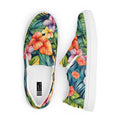 Hawaiian Floral Women’s Slip-on Canvas Shoes