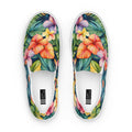 Hawaiian Floral Women’s Slip-on Canvas Shoes